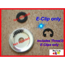 Poulan Craftsman Husqvarna Clutch Drum E-Clip Ring Set of Three(3) 530071945