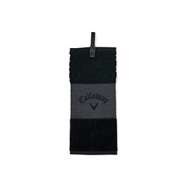 Callaway TW CG Trifold Towel BLK 23,Black, Small