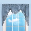 Collections Etc Elegant Cut Out and Embroidered Scroll Window Valance