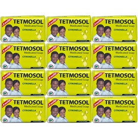 Tetmosol - Jabón (85 g, 12 unidades)