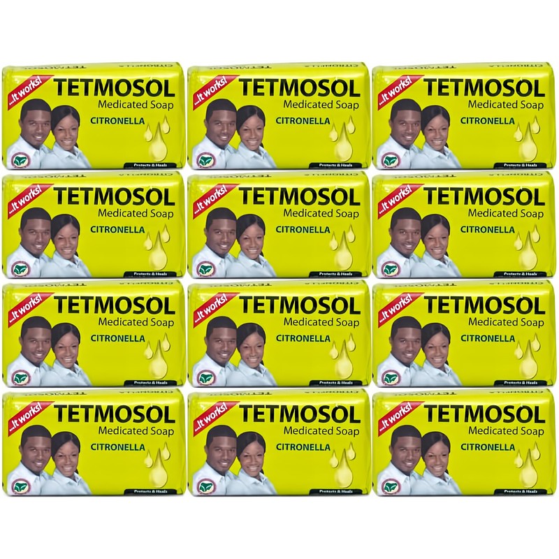 Tetmosol - Jabón (85 g, 12 unidades)