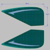 BYEMTTY 3D Traction Pad Tank Kit for Kawasaki Versis X