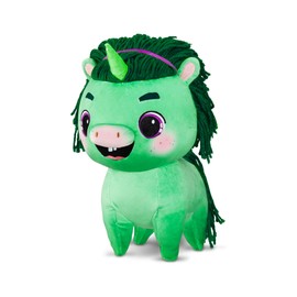 Not Quite Narwhal Juniper Pom Pom Dazzlerump 12" Plushie - Soft Huggable Material - Great Hair Play!