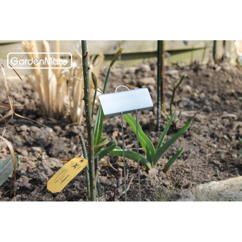 GardenMate - Etiquetas metálicas para Plantas, 25-Pack 11.5'' Large