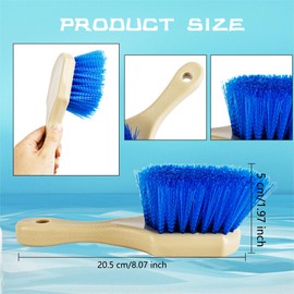 3 Pack Beach Sand Remover Brush Soft Surf Off Brush Beach Accessories Scrub Bristle Brushes for Summer Cleaning Vacation Water Beach Sports