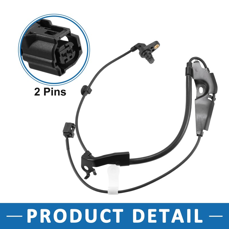 A ABSOPRO ABS Wheel Speed Sensor Front Left 89543-06050 Replacement