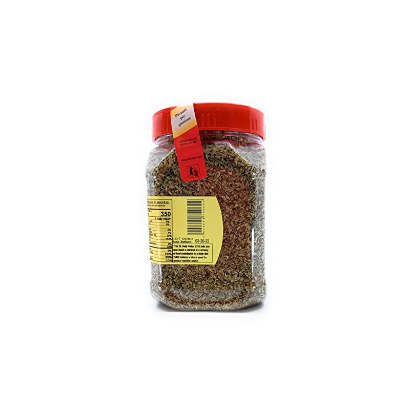 TUTTOCALABRIA, Dried Calabrian Oregano, Italian Seasoning, Shaker, 2.8 oz (80g)