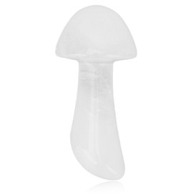 Mushroom Shape Massage Stones Gua Sha Massage Jadestone Scraping Stone Relaxing Body White