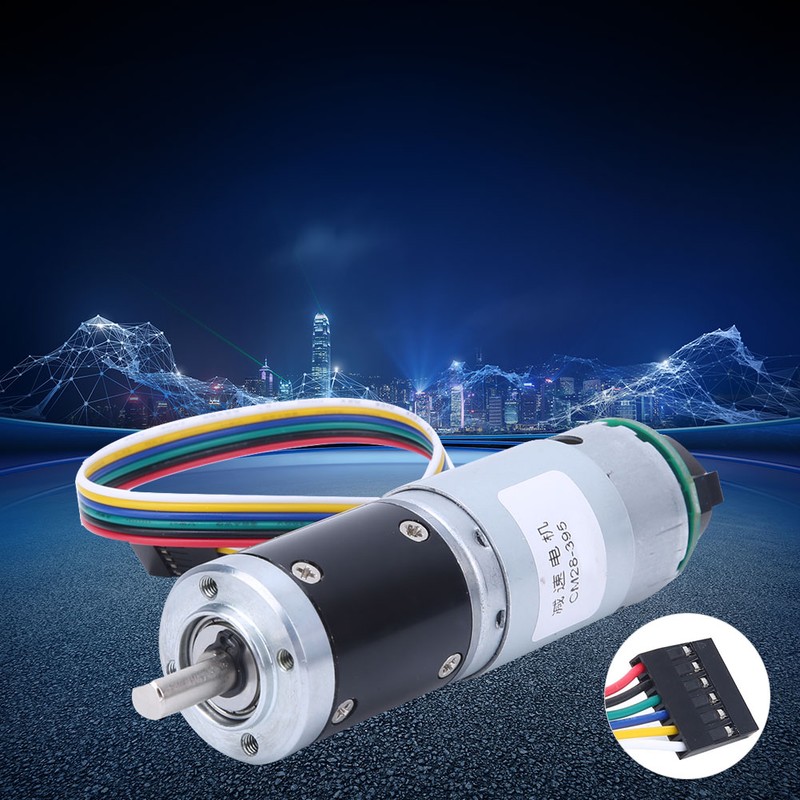 12V 330RPM Metal DC Geared Motor Speed Reduction Motor with