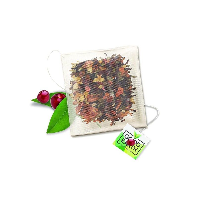 G00DEARTH Herbal Tea Spiced Cherry Flavored, Pack of 60 Teabags,