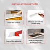 LD3W Shower Door Seal, Silicone Shower Seal for Glass Wall,