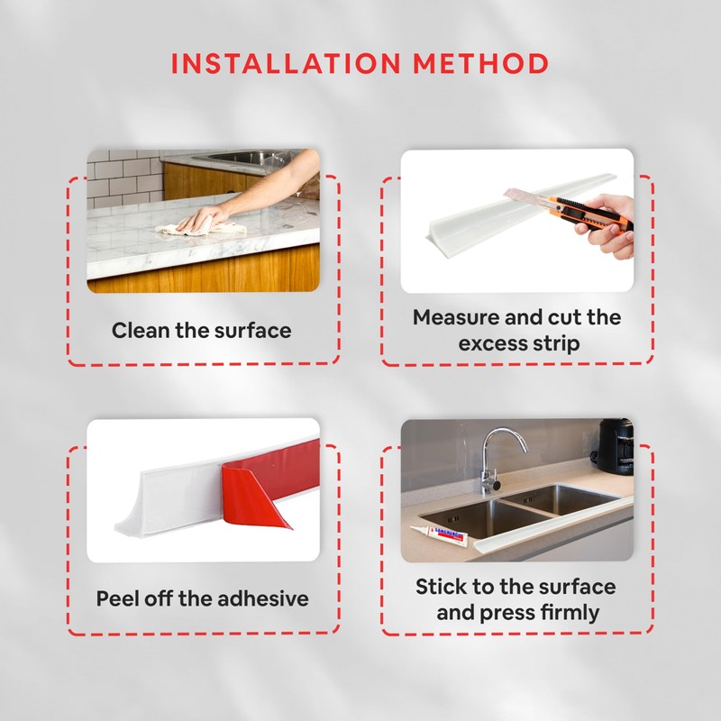 LD3W Shower Door Seal, Silicone Shower Seal for Glass Wall,