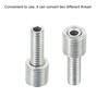 PATIKIL M10 to M6 Reducing Screw, 5 Pack 25mm Long