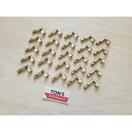 Ton's Performance Spark plug wire - 90 Degree Distributor / Coil Terminals Socket-Style Set of 25