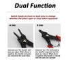 Snap Ring Pliers, Hosrnovo 4 In 1 C Clips Removal