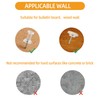 Noqlyur 100-Pack Heavy-Duty Tacks and Push Pins – Clear Flat-Head