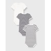 Petit Bateau Unisex Babies’Short Sleeve Striped Body (Pack of 3)