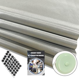 ZTTXL Faraday Fabric 43"W×236"L(Big 6 Yards) Faraday Military Grade Conductive Material