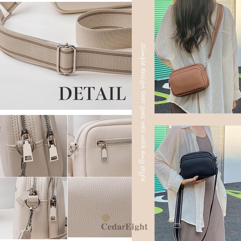 Cedar Eight Women's Compact Shoulder Bag, Braun