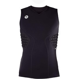 G-Form Men's Team Baselayer Tank Top - Training Shirt for Men in Performance Sports, black