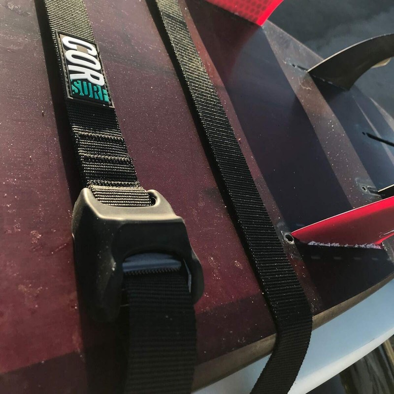 COR Surf Premium 'No Scratch' Silicon Tie Down Straps for