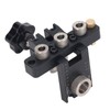 Doweling Jig Drill Kit Aluminum Alloy Drilling Depth Adjustable Dowel