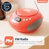 Portable Bluetooth CD Boombox with FM radio | CD, CD-R,