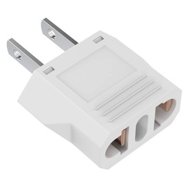 European to US Plug Adapter - Australia, China, Italy, Switzerland, Europe to USA Travel Adapter - Fireproof, Safe, Easy to Use Outlet Converter