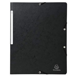 Exacompta 5510E Folder with Corner Elastic Fastener Bands