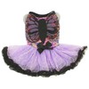 Pawpatu Sparkly Purple Butterfly Dog Costume Dress with Tulle Skirt