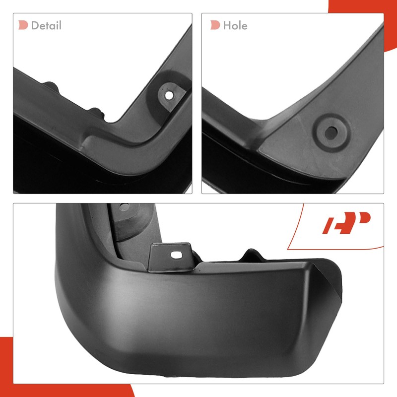A-Premium Set of 4PCS Mud Flaps Splash Guards Mudguards Mudflaps