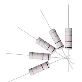 sourcing map Metal Oxide Film Resistor 5 Watt Axial Cable 1.2 Ohm ± 5% Tolerance Pack of 10