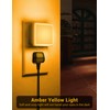JandCase Amber Night Light[2 Pack], Night Lights Plug into Wall,