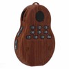 Buddha Player Mini Portable Wood Color Hanging Neck Music Buddhist