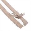 Leekayer 1PC #10 84 Inch Beige Separating Zipper with Double