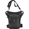 Vintage Leather Waist Pack Drop Leg Bag for Men Belt