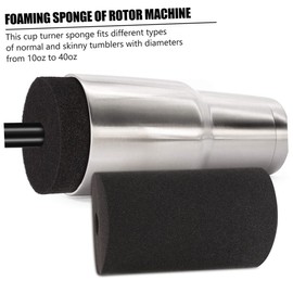 Hohopeti 8Pcs Tumblers Sponge Inserts Durable Rotating Cylinder Accessories for Cup Turner Elastic and Reusable Tumbler Sponges Easy to Clean Fits and