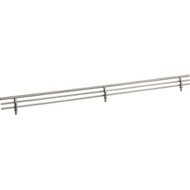 Satin Nickel 23" Shoe Fence for Shelving