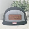 My wife is psycHOTic hat - Hat type: Trucker, Patch: