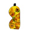 LALAFINA Sunflower Pattern Silk Eye Mask Double Creative Eyepatch for