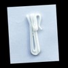50 Pcs Plastic Adjustable Depth Pleat Hooks for Window, Door