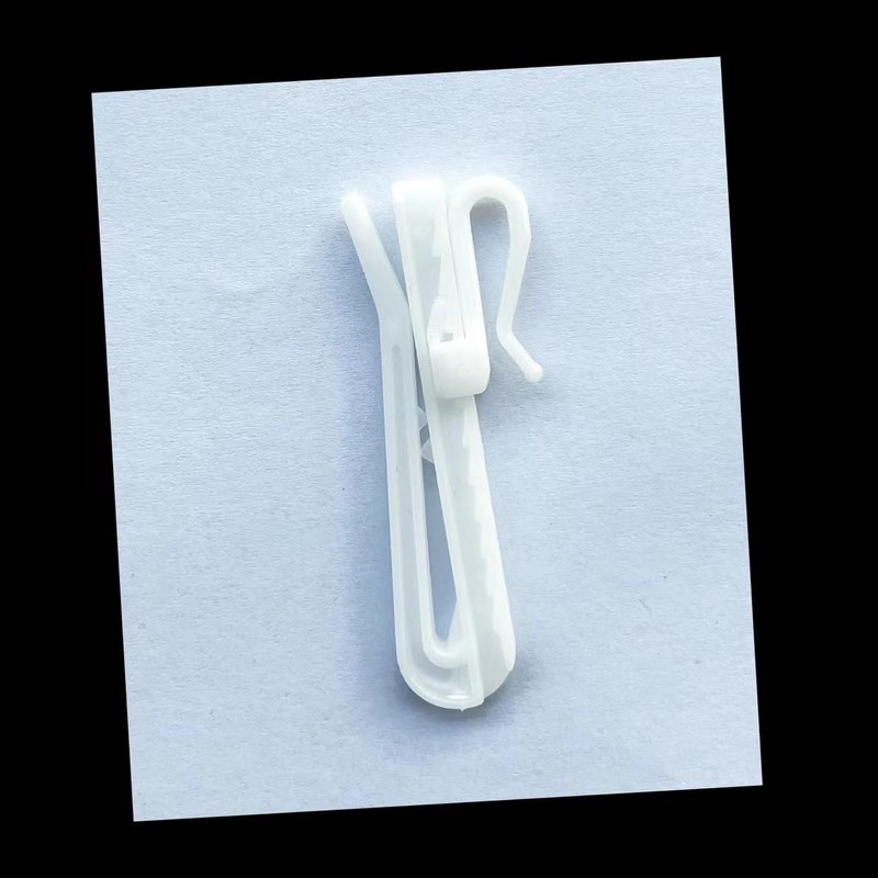 50 Pcs Plastic Adjustable Depth Pleat Hooks for Window, Door