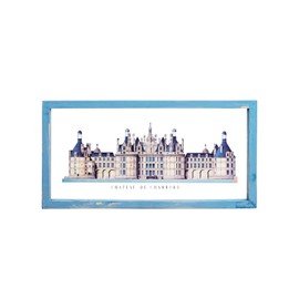 VANELUSIA Wooden Framed Wall Art,Glass Panel with HD Pattern Print Wall Decorations for Living Room,Combo of Woodwork and Glass