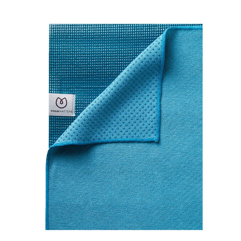 Yogamatters The Grippy Yoga Mat Towel (Ocean Green)