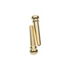 Imelod Guitar Bridge Pins Pegs Guitar Parts 6pcs Brass Copper