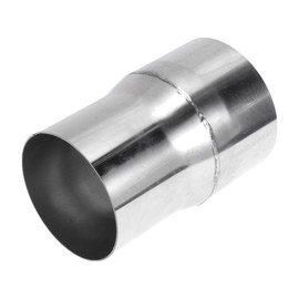 Motoforti 3.15" OD to 3.5" OD Mandrel Exhaust Bend Elbow Concentric Reducer T316 Stainless Steel Pipe Adapter 5 Inch Length Silver Tone