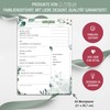 TOBJA Meal Planner Week Wipe-Clean – Sticks to All Surfaces,