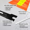 Anley 6Ft Bike Safety Flag with Reflective Strip & Fiberglass