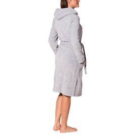 Aquarti Women's Long Bathrobe with Zip - xxl