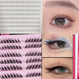 Attached artificial eyelashes 1P self partial under extension kit - 8-line fox full fit set included / 붙이는 인조 속눈썹 1P 셀프 부분 언더 연장 키트 - 8줄여우풀핏셋포함